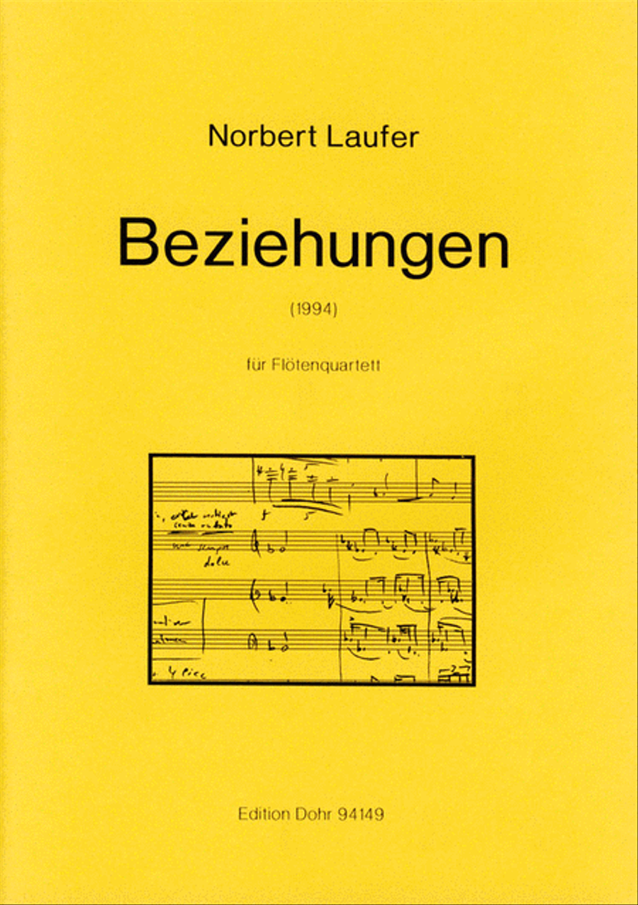 Beziehungen für Querflötenquartett (1994)