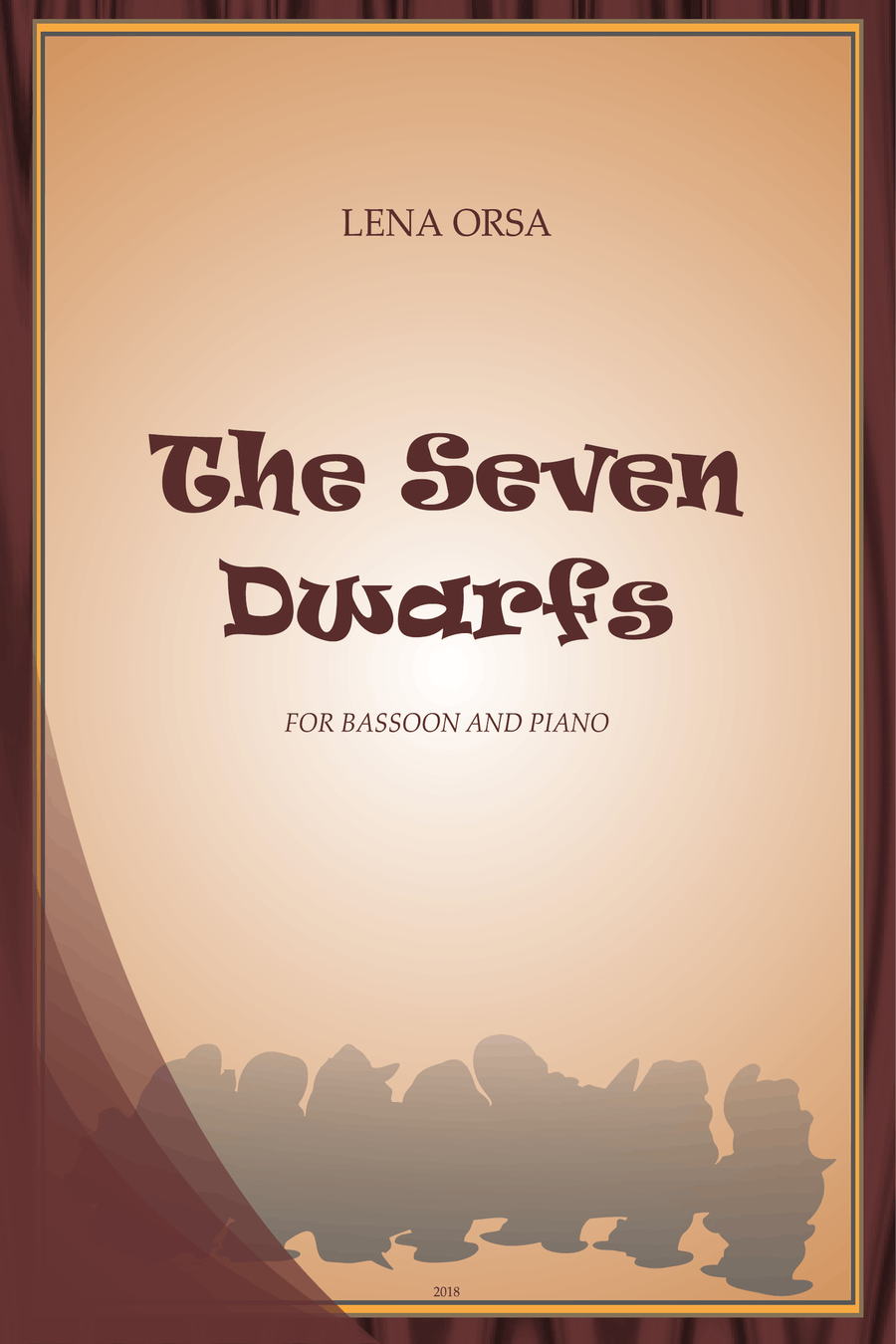 The Seven Dwarfs for Bassoon and Piano Bassoon Solo scores gallery preview page 1
