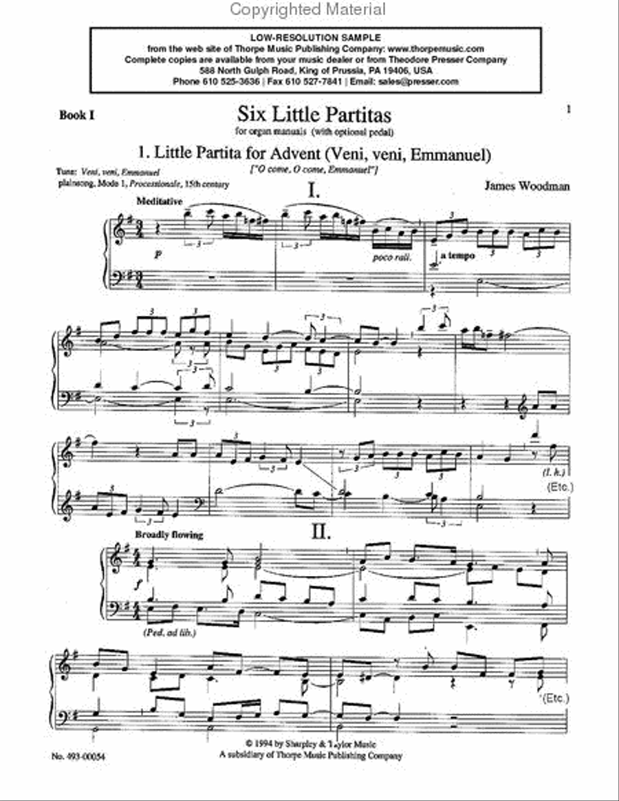 Six Little Partitas
