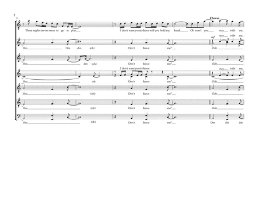Stay With Me Divisi scores gallery preview page 2