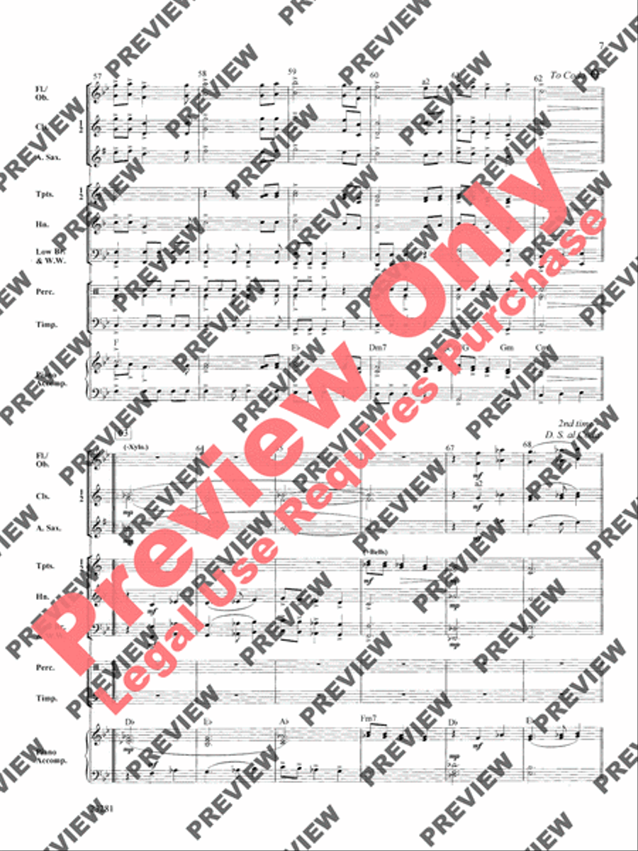 Chant and Ceremony Concert Band scores gallery preview page 8