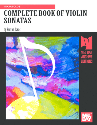 Book cover for Complete Book of Violin Sonatas