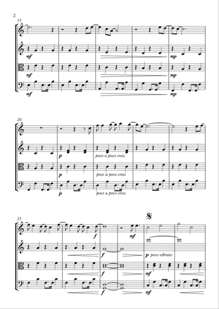 Count On Me String Quartet scores gallery preview page 3