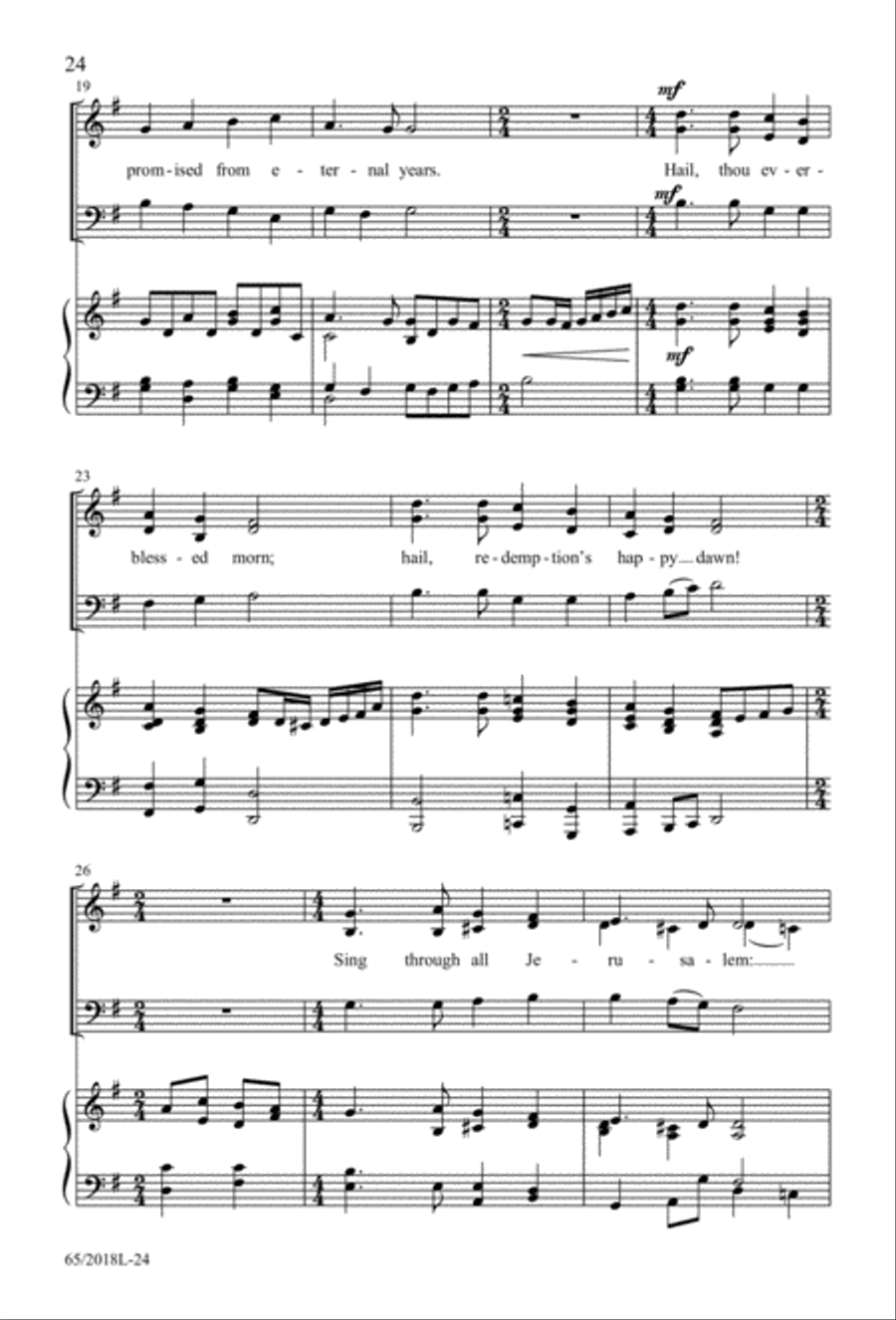 A Ceremony of Lessons and Carols 3-Part scores gallery preview page 25