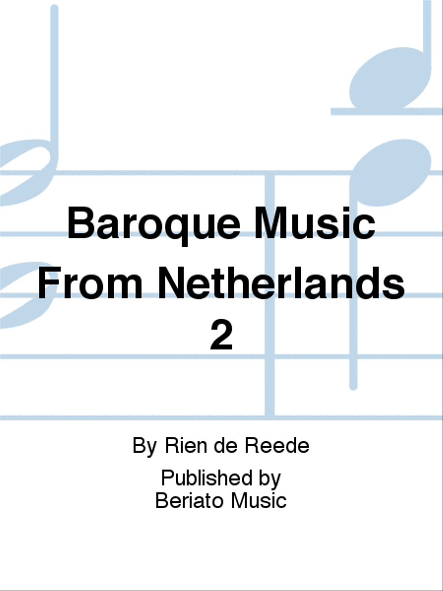 Baroque Music From Netherlands 2 Flute Duet scores gallery preview page 1