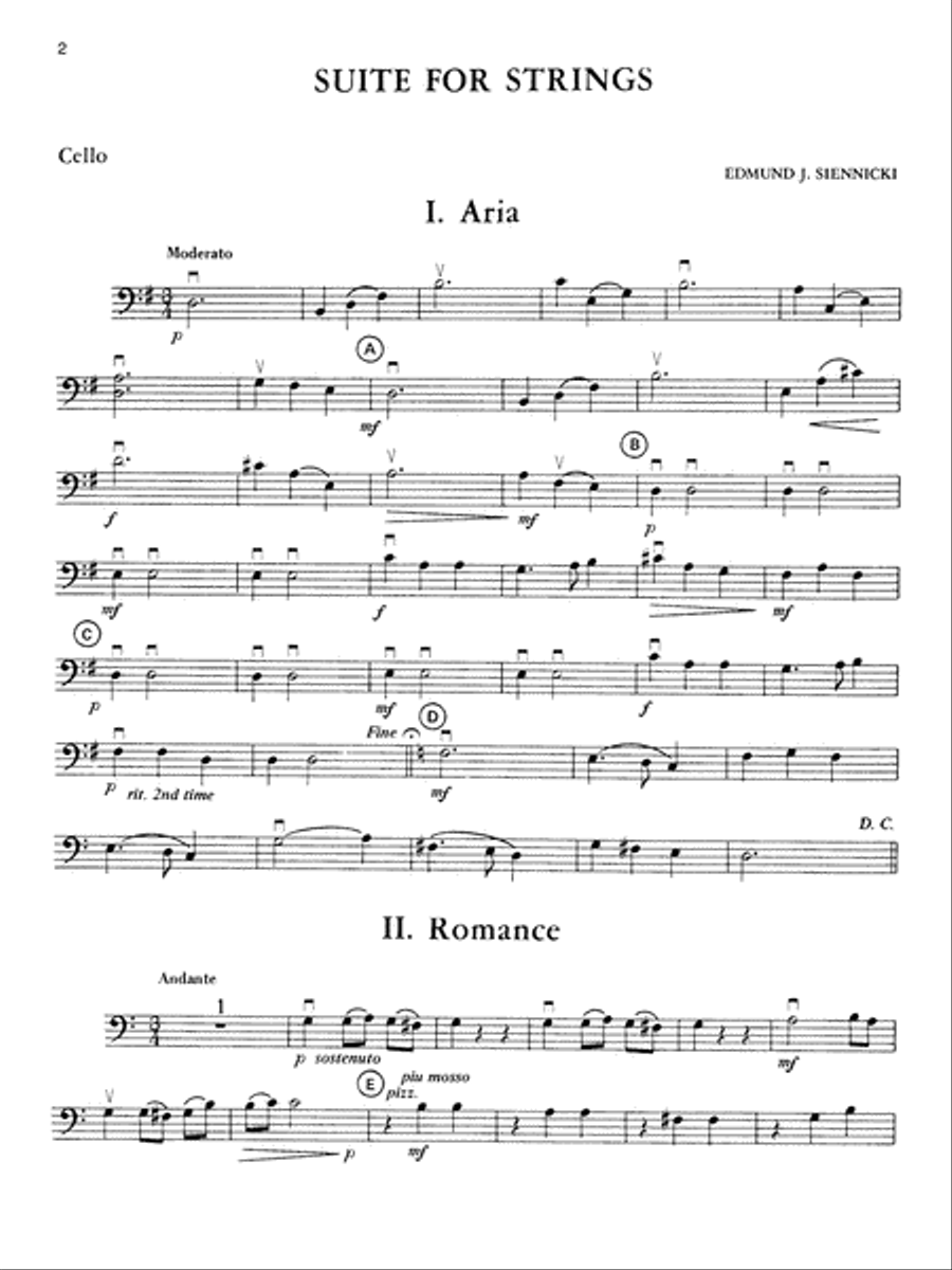 Highland/Etling String Quartet Series: Set 1: Cello String Quartet scores gallery preview page 2