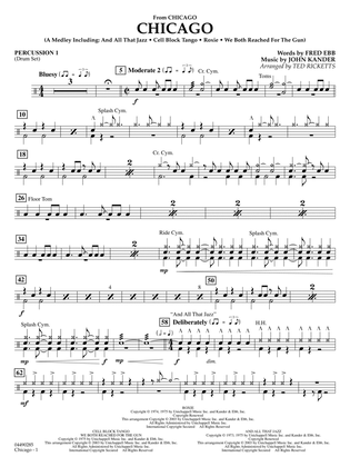 Chicago (arr. Ted Ricketts) - Percussion 1