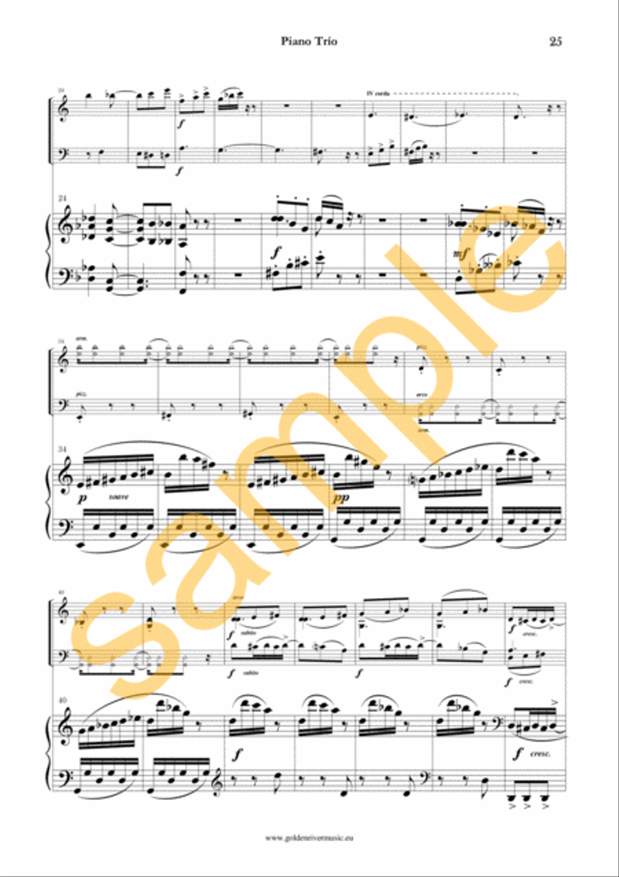 Piano Trio Piano Trio Piano Trio scores gallery preview page 10