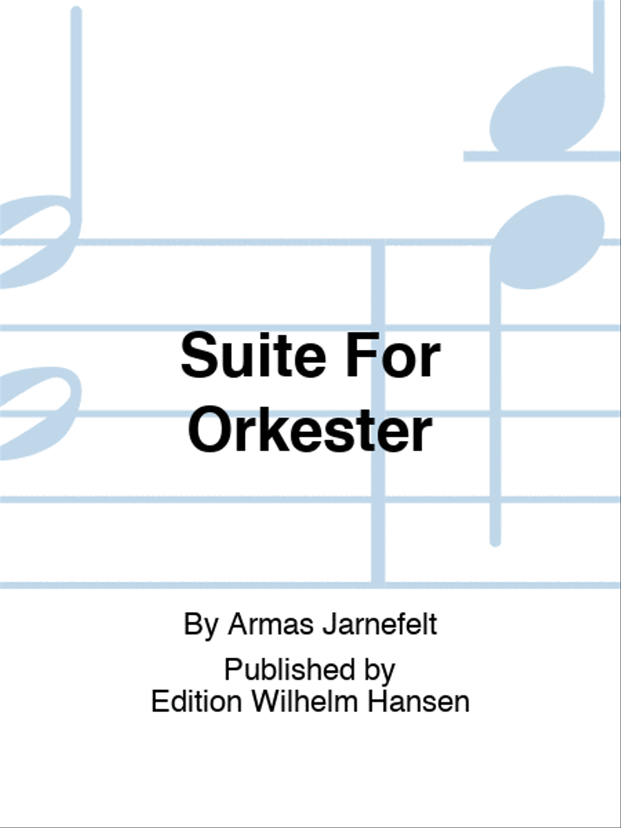 Suite For Orkester Orchestra scores gallery preview page 1