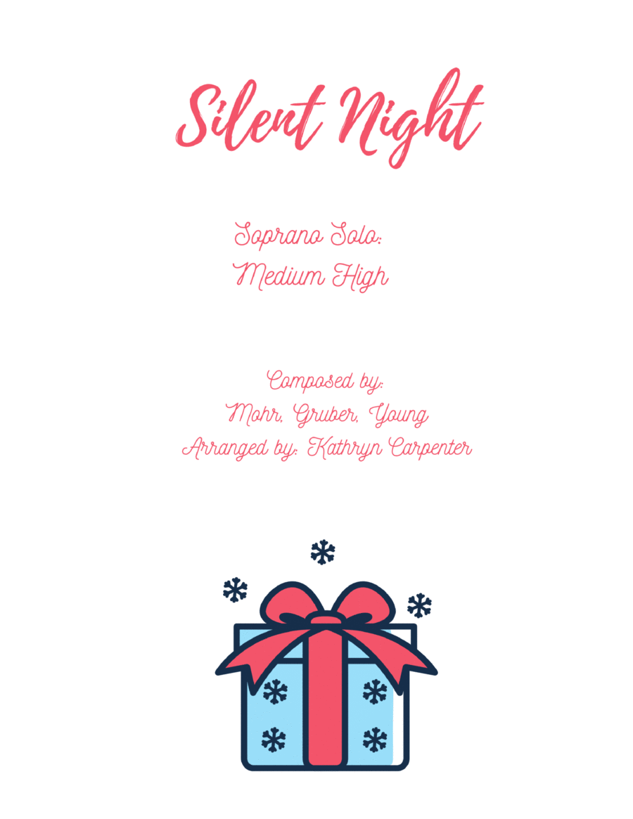 Silent Night (Soprano Solo, Medium High)