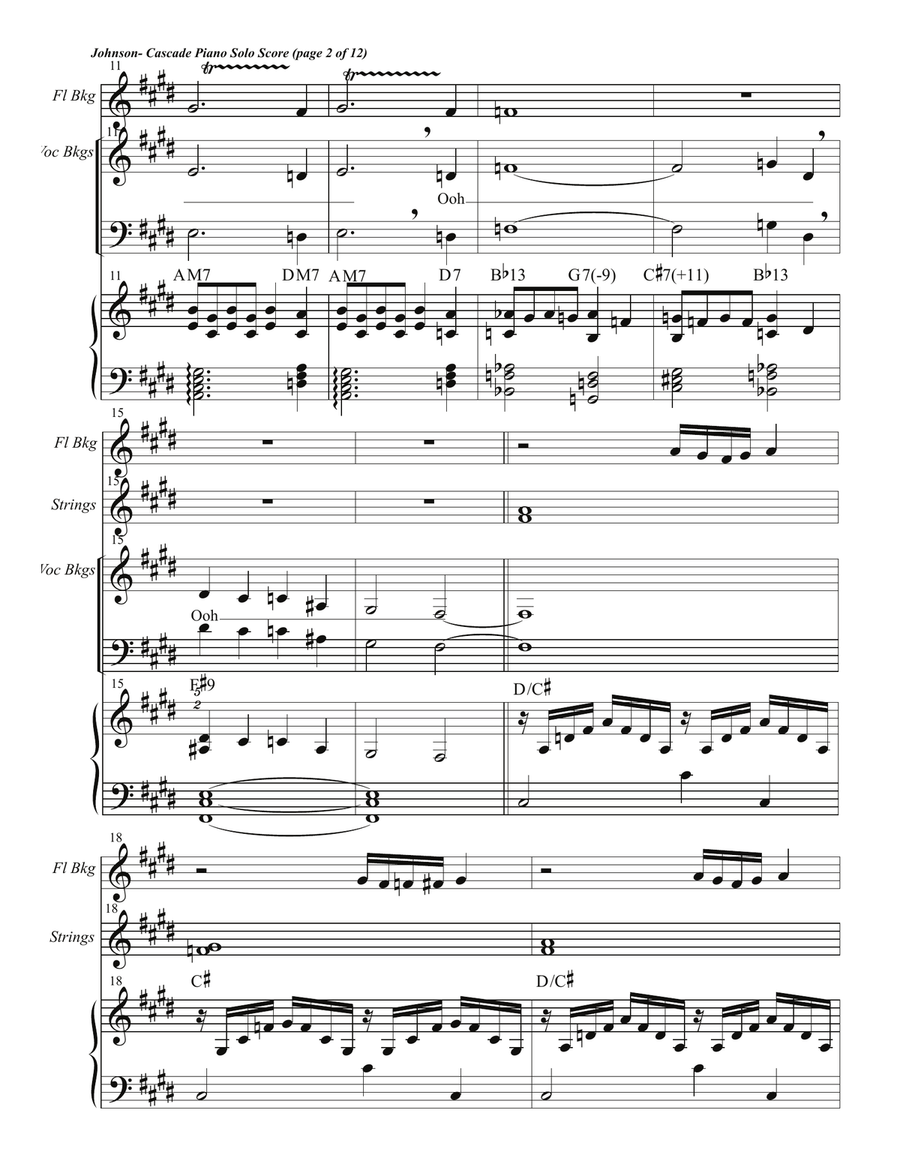 Cascade Piano Solo Score 4-Part scores gallery preview page 4