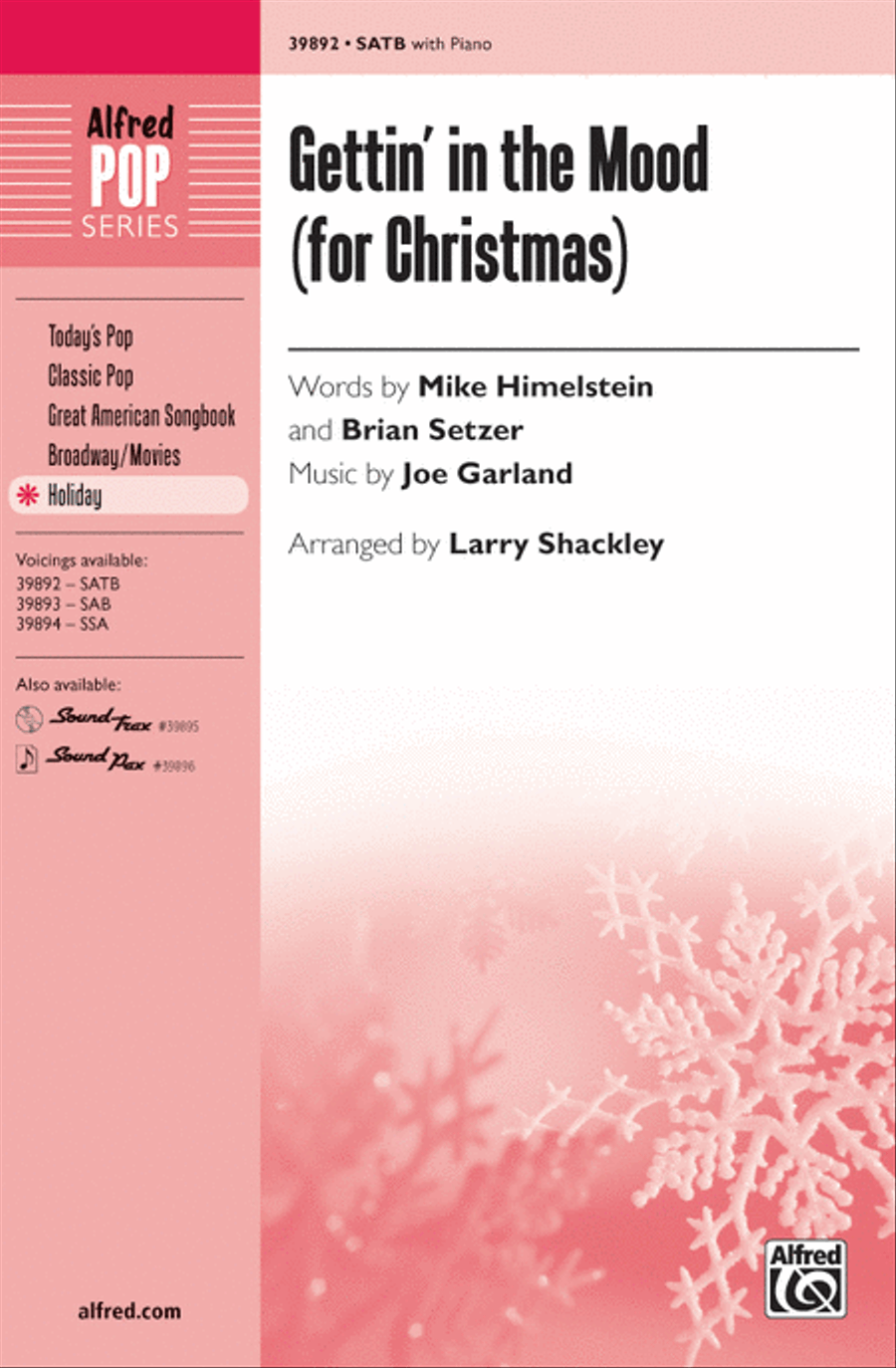 Gettin' in the Mood (for Christmas) 4-Part scores gallery preview page 1