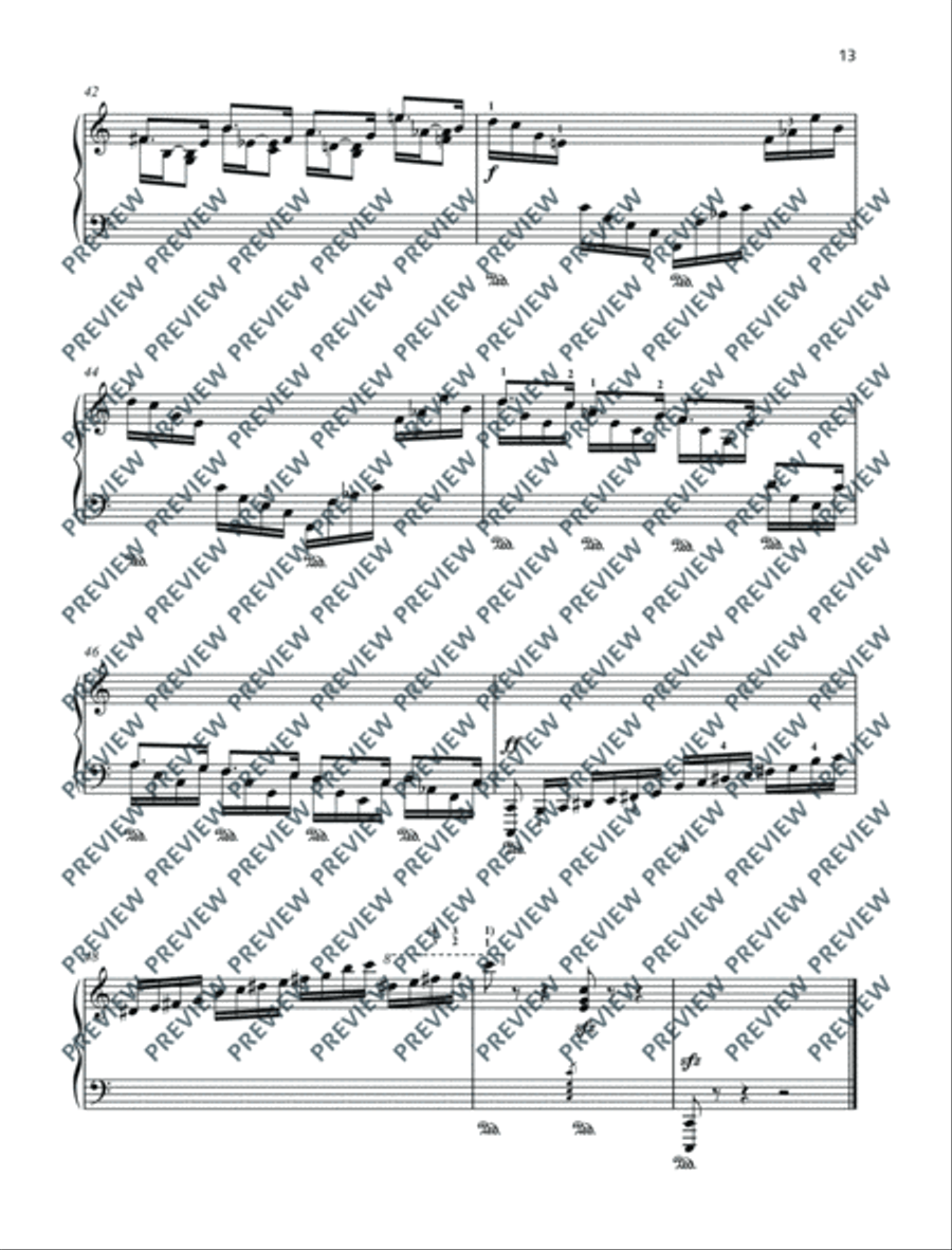 12 Etudes for the Left Hand Piano Method scores gallery preview page 14
