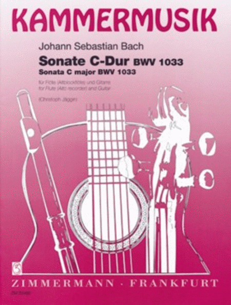 Sonata C major BWV 1033