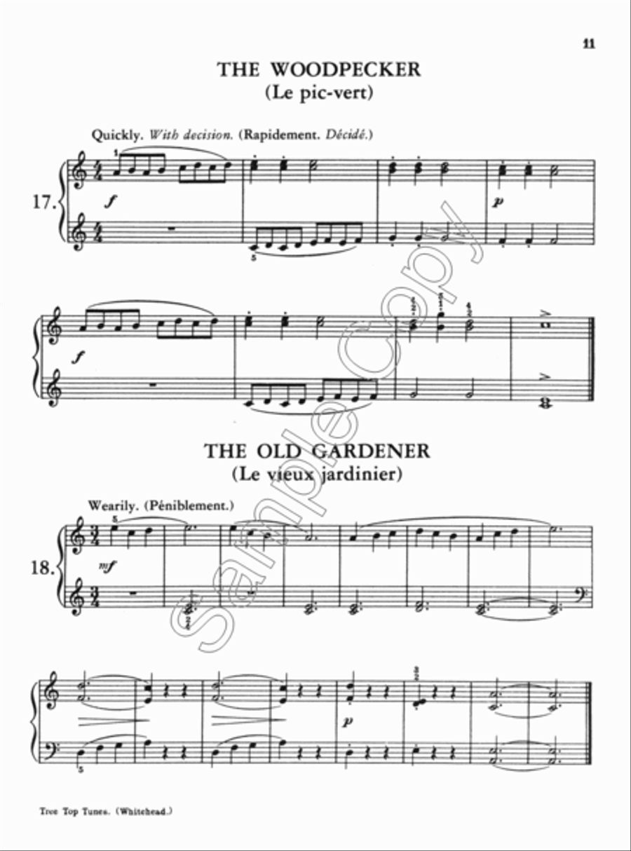 Tree Top Tunes Easy Piano scores gallery preview page 4