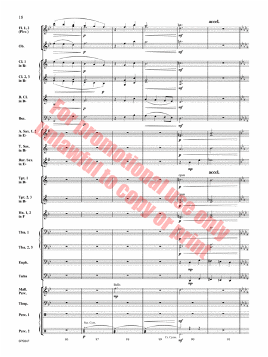 Victory Concert Band scores gallery preview page 19