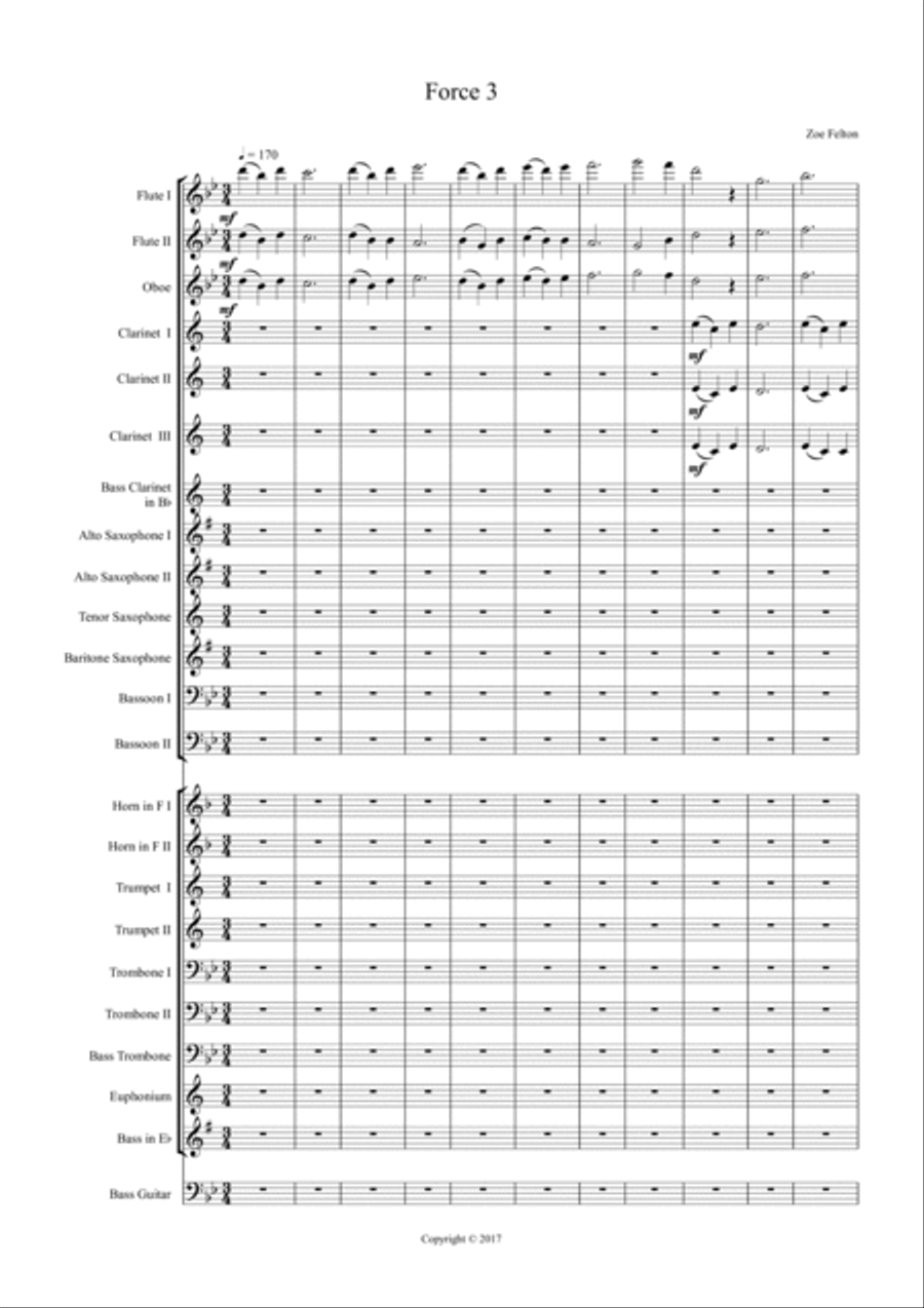 Sailscape for Concert Band Concert Band scores gallery preview page 2