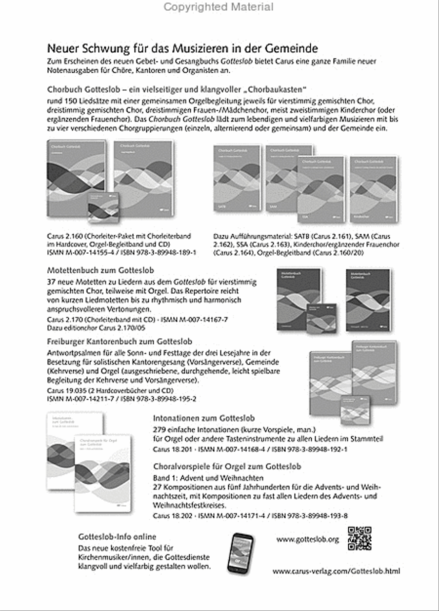 Chorbuch Gotteslob SAM 3-Part scores gallery preview page 137