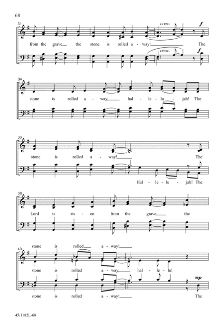 All Around A Cappella 4-Part scores gallery preview page 50