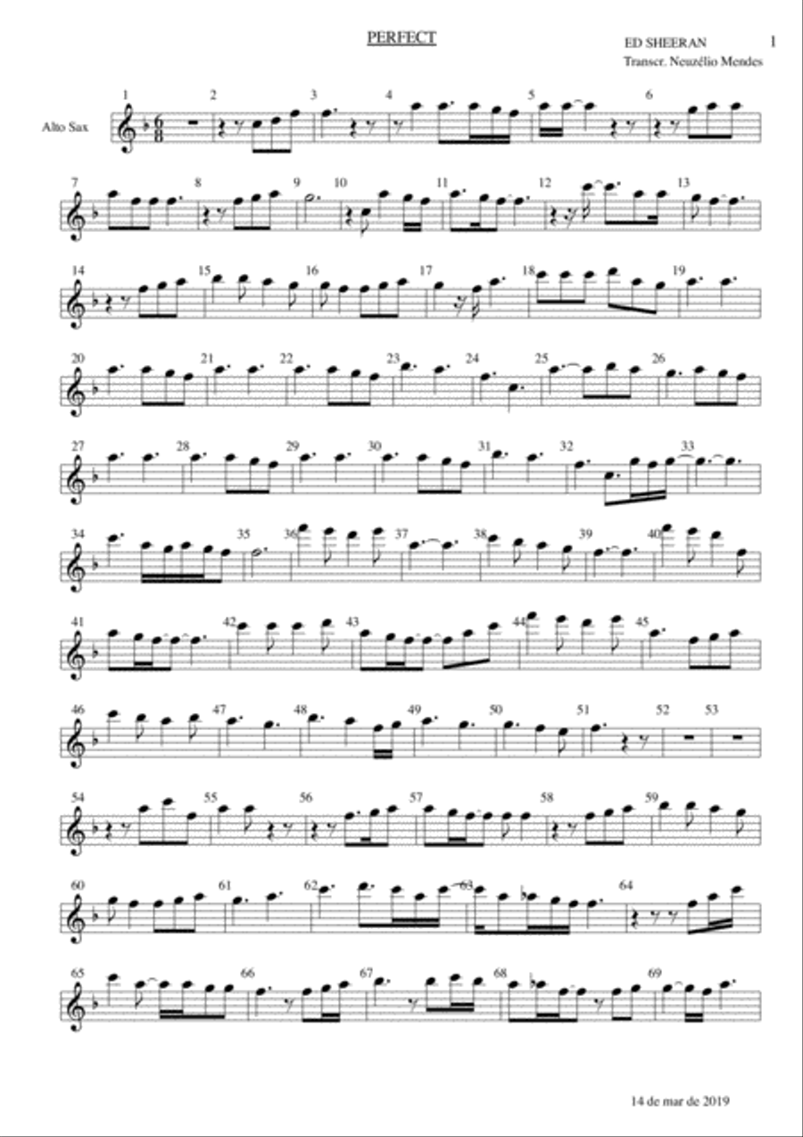 Little Bird Alto Saxophone scores gallery preview page 1