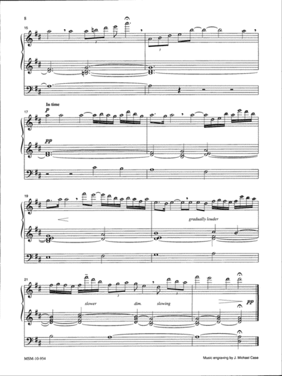 Ceremonial Procession and Pastorale Flute scores gallery preview page 5