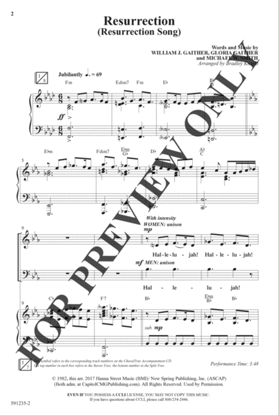 New Easter Anthem Pak Vol 2 - Anthem Preview Pak Hymn Anthems scores gallery preview page 3