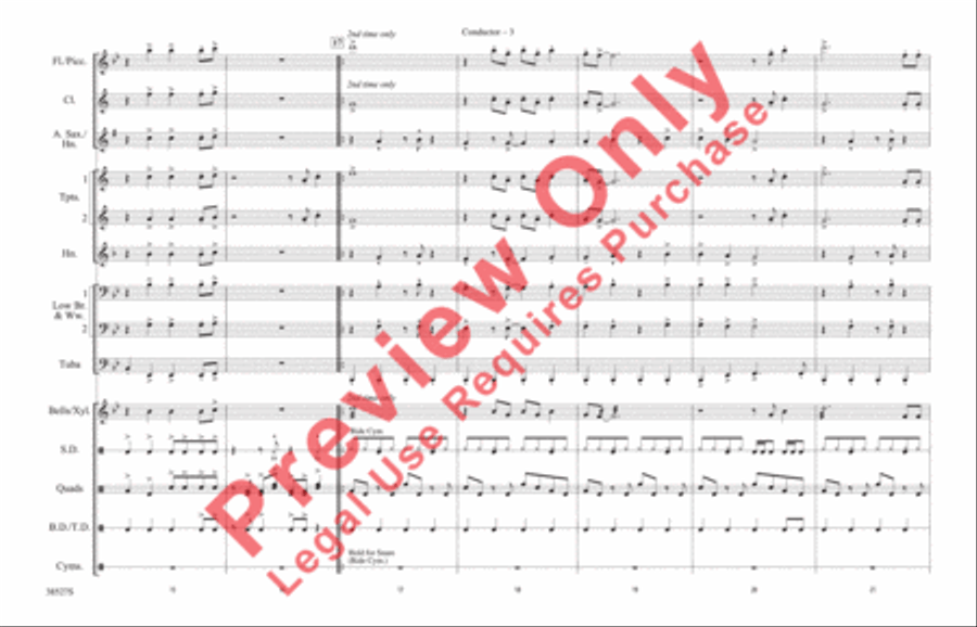 Jump Jump Marching Band scores gallery preview page 11