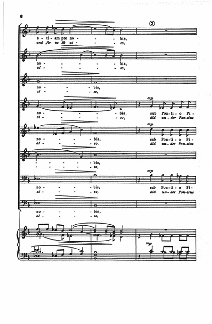 Crucifixus - SSAATTBB SSAATTBB scores gallery preview page 6
