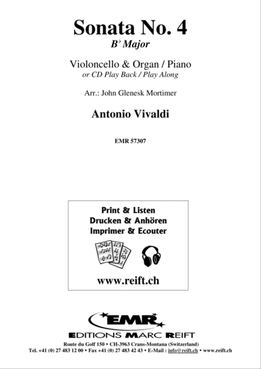 Sonata No. 4 Organ scores gallery preview page 2