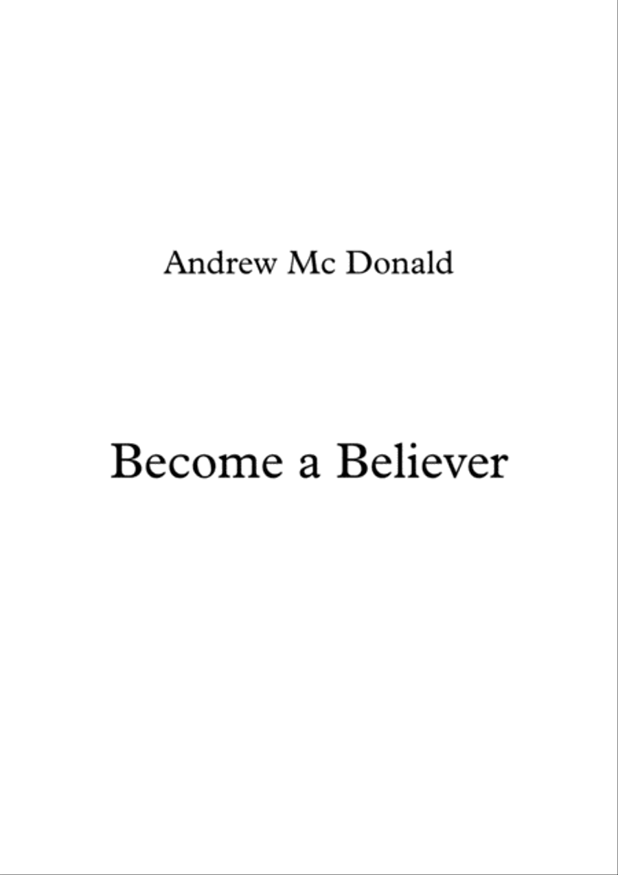 Become a Believer