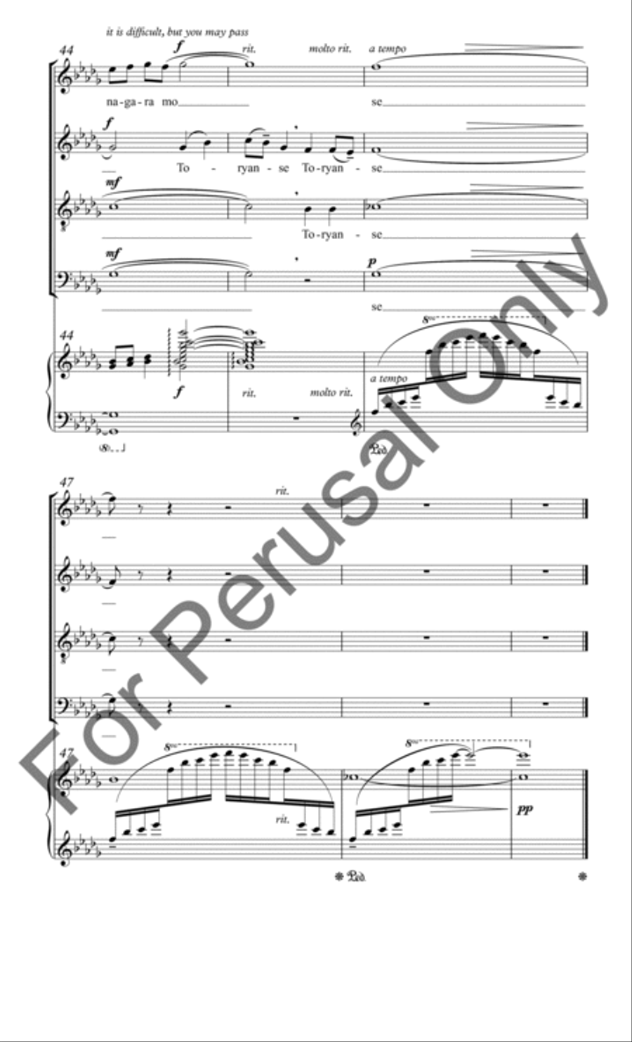 Toryanse Toryanse 4-Part scores gallery preview page 9