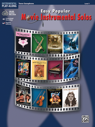 Book cover for Easy Popular Movie Instrumental Solos