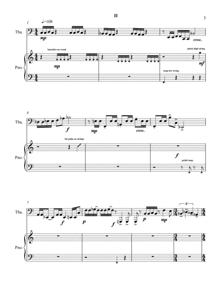 Designs and Patterns for Tuba and Piano image number null