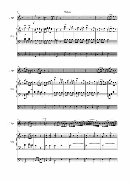 Alleluja from ``Exsulate, Jubilate.´´ for Trumpet and Organ image number null