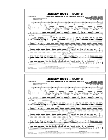 Jersey Boys: Part 3 - Snare Drum