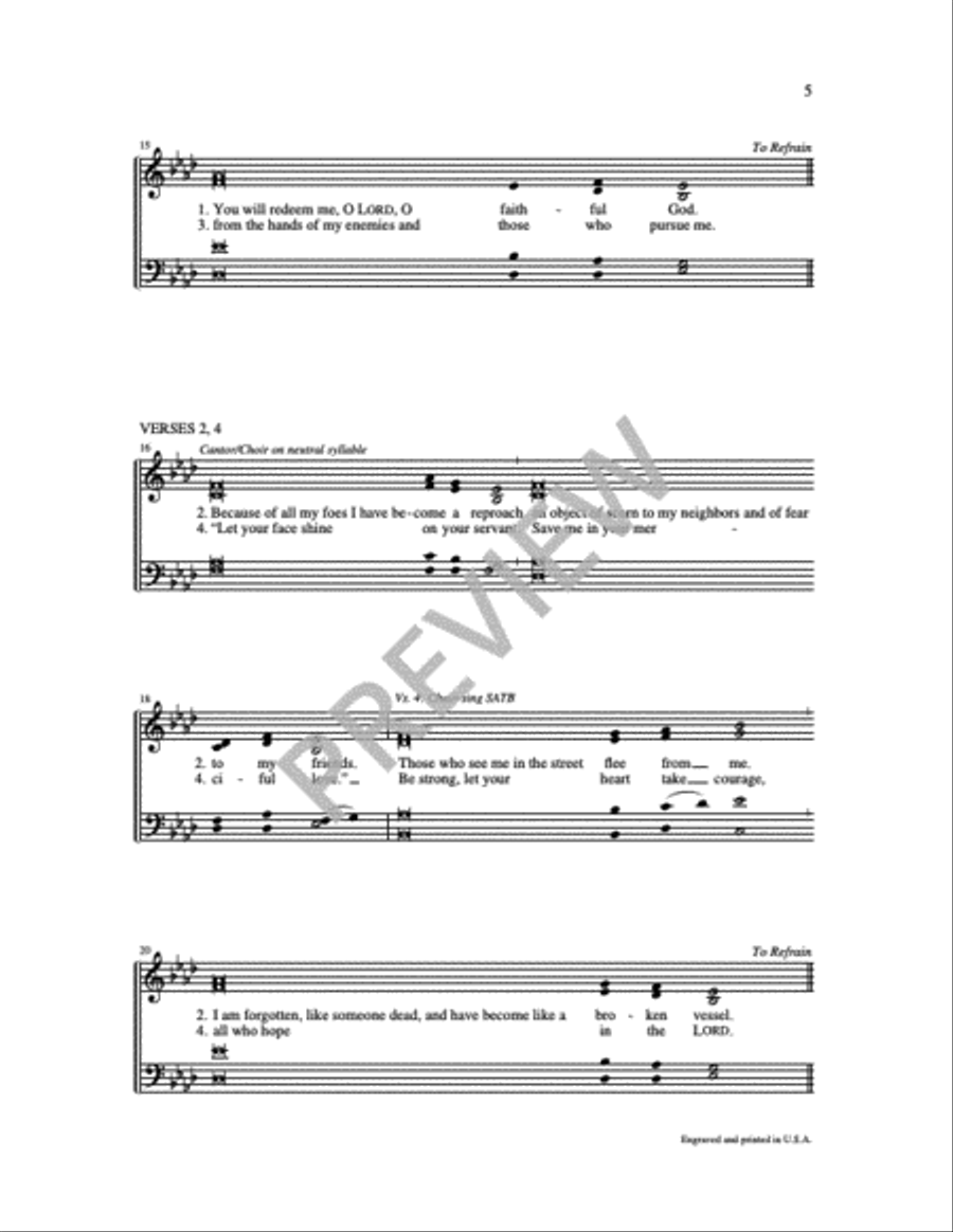 Father, into Your Hands 4-Part scores gallery preview page 9