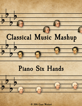 Book cover for Classical Music Mashup (1 Piano, 6 Hands)