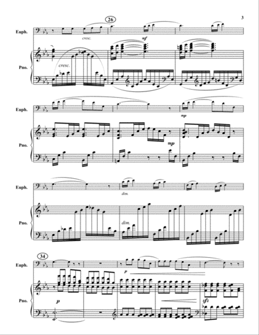 Arioso Gloria Arioso Gloria Euphonium scores gallery preview page 3