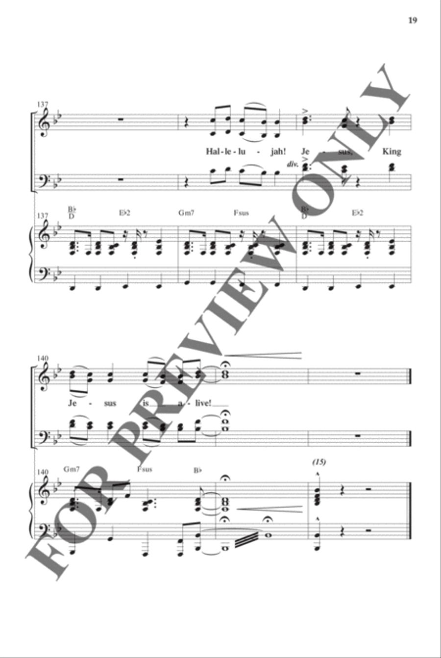 Best-Selling Easter Anthem Pak Vol 1 - Anthem Preview Pak Hymn Anthems scores gallery preview page 19
