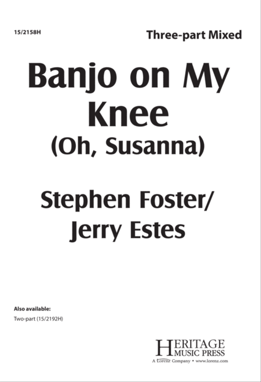 Banjo on My Knee (Oh, Susanna) 3-Part scores gallery preview page 1