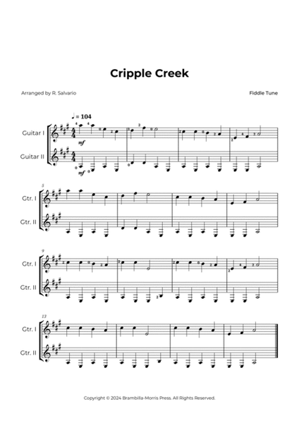 Cripple Creek - Guitar Duet image number null