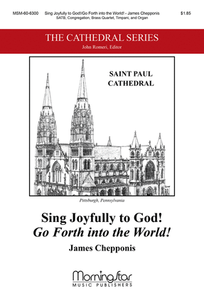 Book cover for Sing Joyfully to God!/Go Forth into the World! (Choral Score)