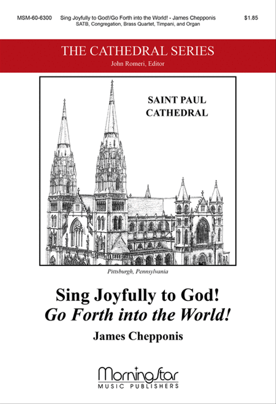 Book cover for Sing Joyfully to God!/Go Forth into the World! (Choral Score)