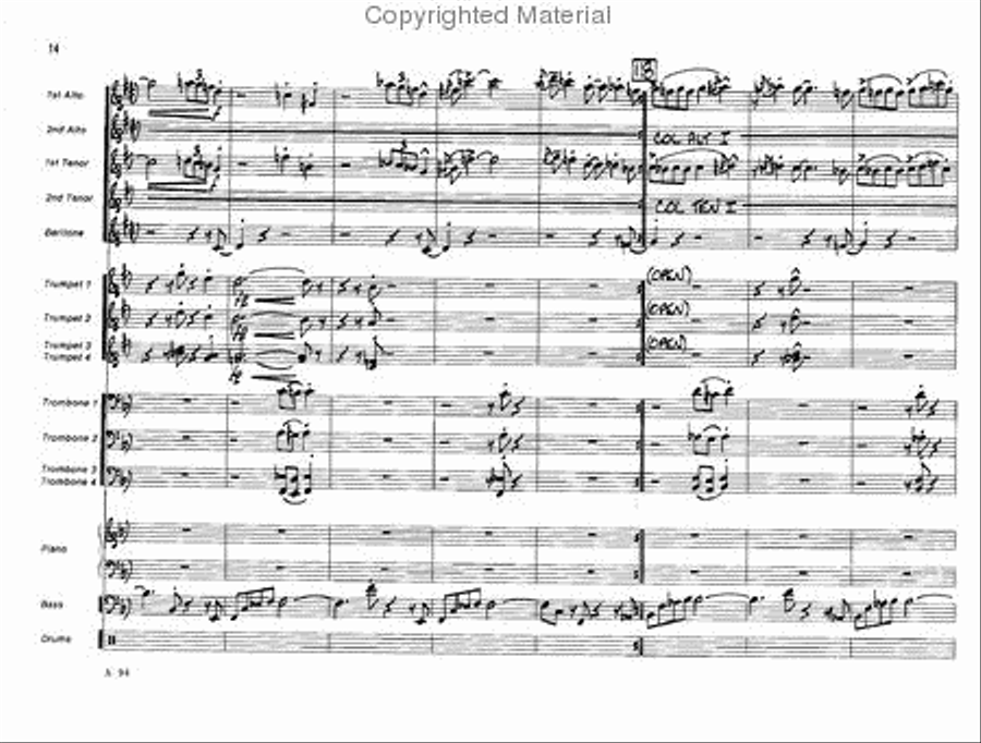 Storm Warning Storm Warning Jazz Ensemble scores gallery preview page 15