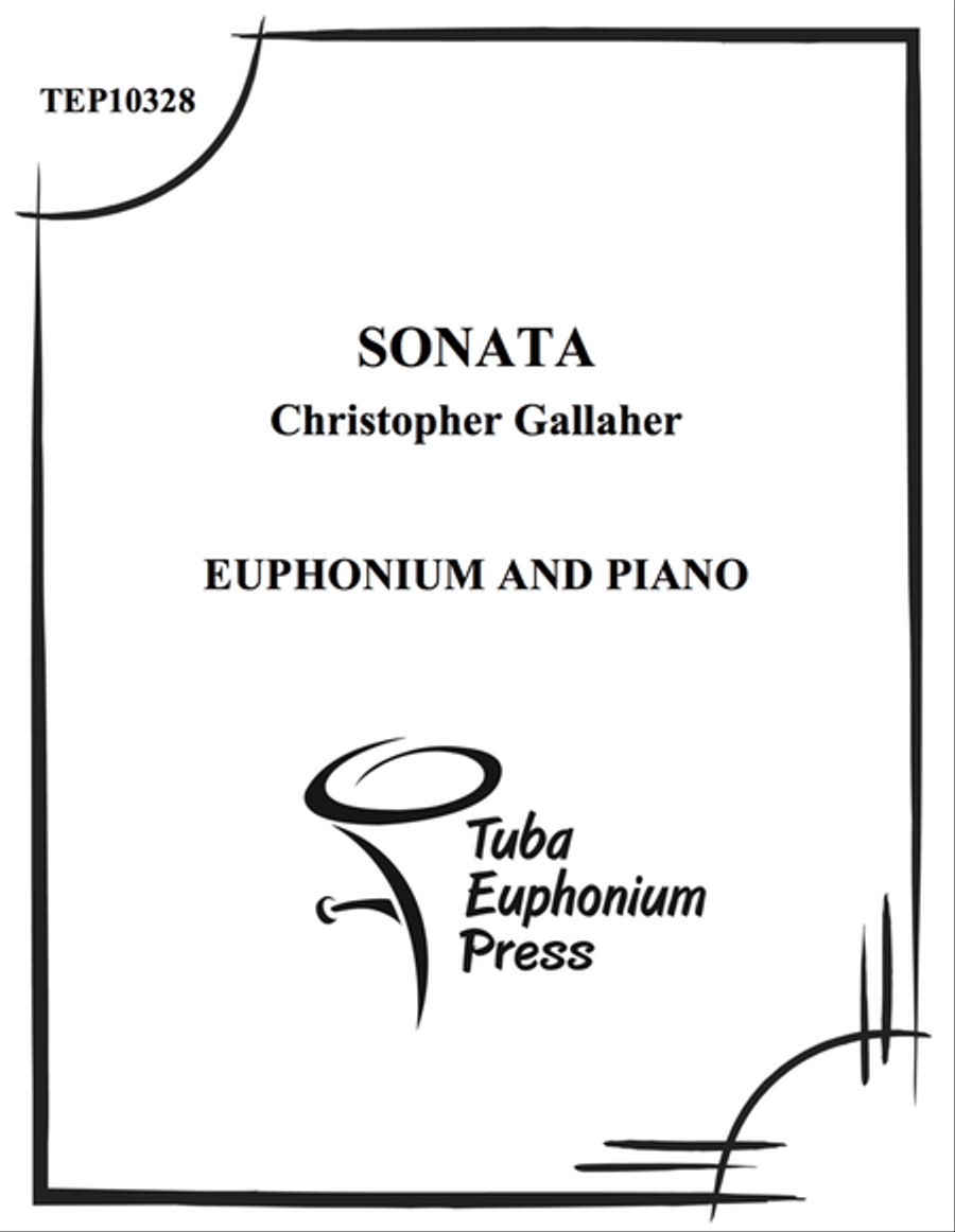 Sonata Euphonium scores gallery preview page 1