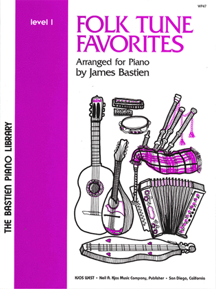 Book cover for Folk Tune Favorites, Level 1