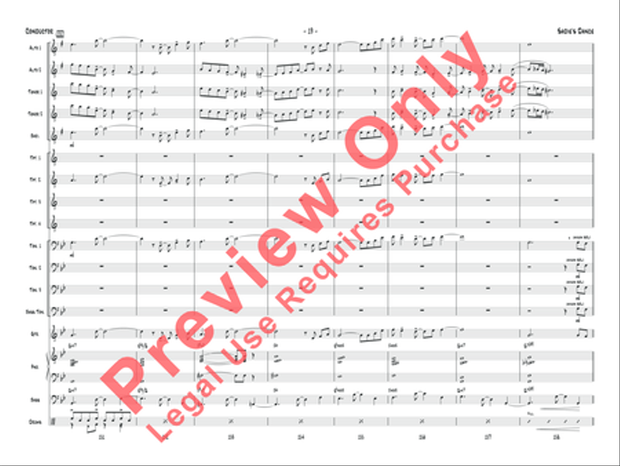 Sadie's Dance Sadie's Dance Jazz Ensemble scores gallery preview page 20