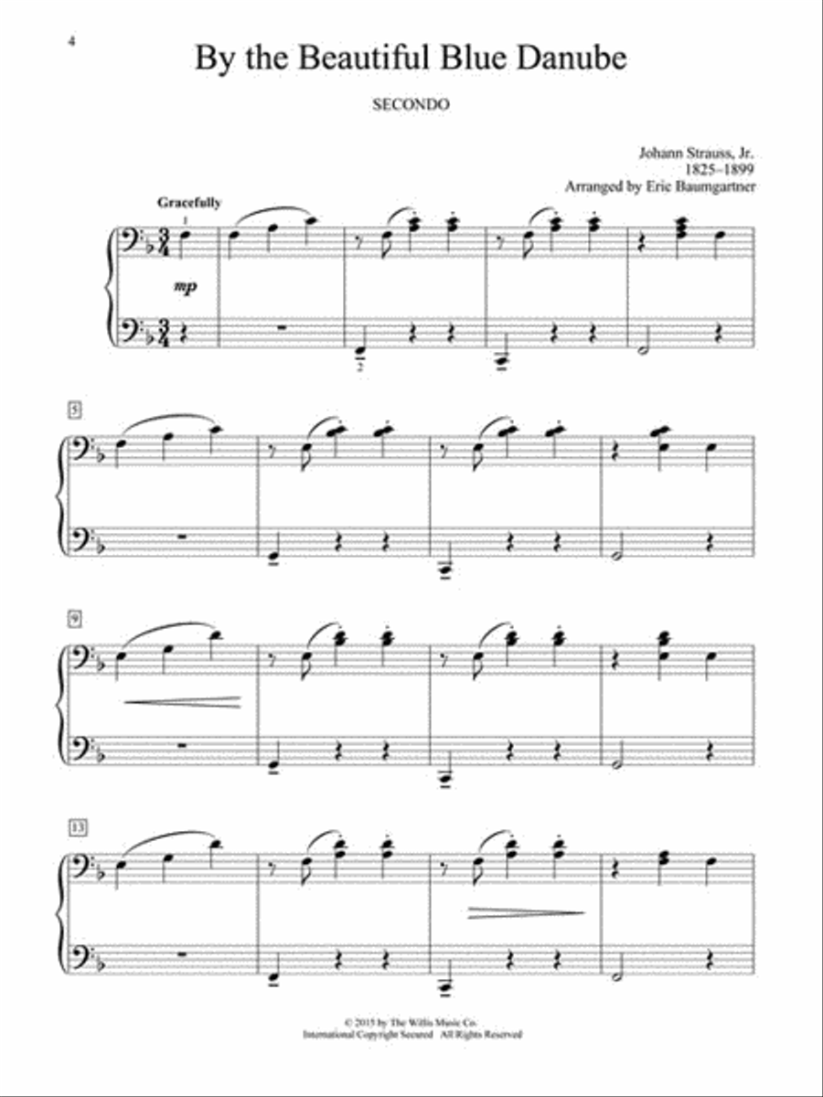 Easy Classical Duets Easy Piano scores gallery preview page 3