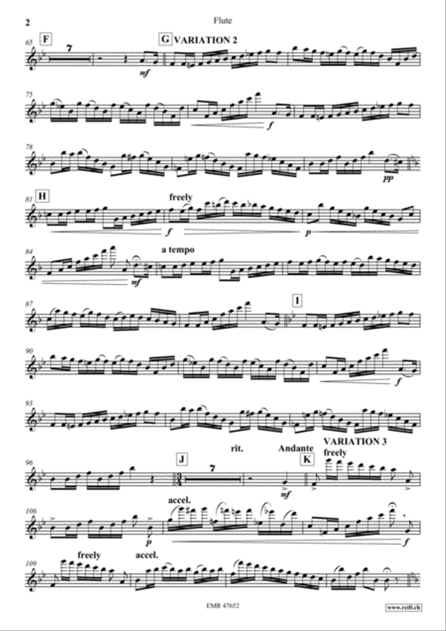 Air Varie Air Varie Flute Solo scores gallery preview page 3