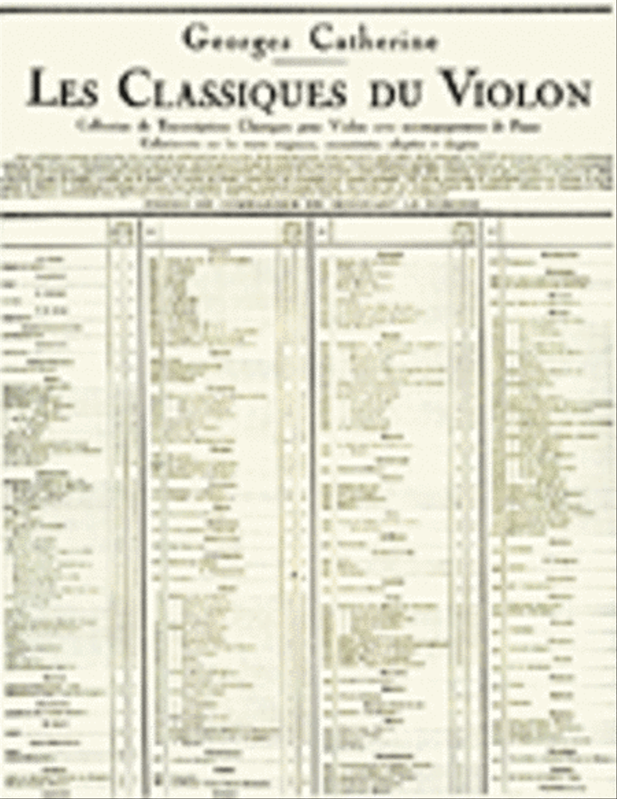 Rondeau from La Tendre Sylvie – Classiques No. 377 Violin Solo scores gallery preview page 1